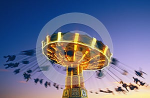 Carousel at dusk