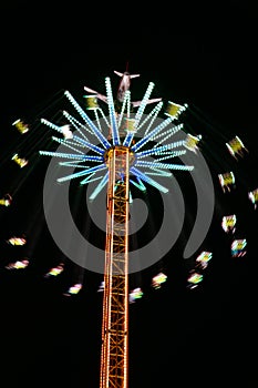 Carousel ferris wheel, fair, tivoli, libori, paderborn, northrhine westfalia, germany