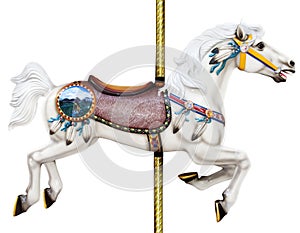 Carousel horse photo