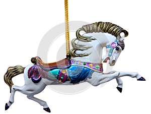 Carousel Horse isolated