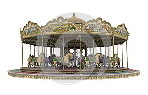 Carousel Horse Isolated photo