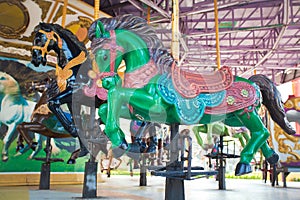 Carousel Horses at Siam park city