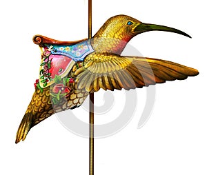 Carousel hummingbird