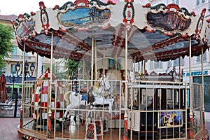 Carousel in menton in south france