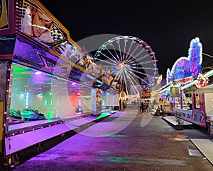 Carousel at night