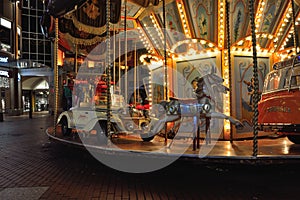 Carousel in the night