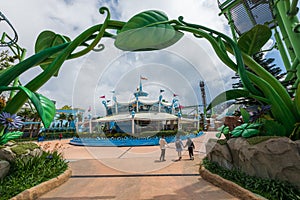 Carousel of the Skyworlds theme park at Genting highlands, Malaysia