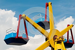 Carousel in theme park