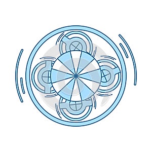 Carousel Top View Icon