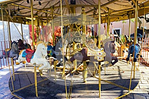 Carousel in Valladolid, Mexico photo