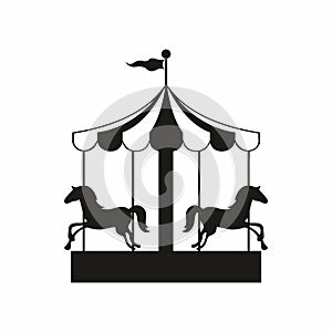 Carousel. Vector illustration for design