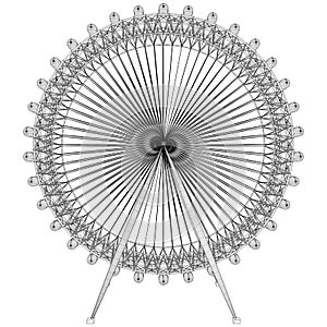 Carousel Vector. Vector Illustration Of Carousel.