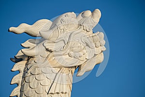Carp - Dragon statue in Danang city, Vietnam