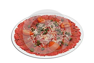 Carpaccio of beef