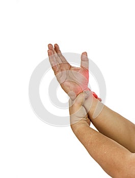 Carpal tunnel syndrome is a Tingling and numbness may occur in the fingers or hand. because using computer long time photo