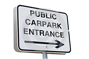 Carpark Sign