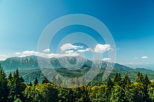 Carpathian Mountains Landscape In Romania