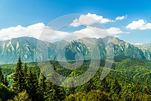 Carpathian Mountains Landscape In Romania