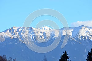 Carpathians mountains in winter