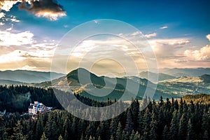 The Carpathians Rarau Mountains Pietrele Doamnei Romania landscape springtime clouds sunset beautiful