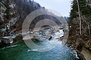 Carpathians river Prut