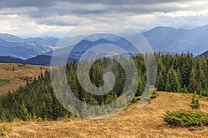 Carpathians. Ukraine. Colorful autumn in the Carpathian mountains