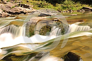 Carpathians waterfall