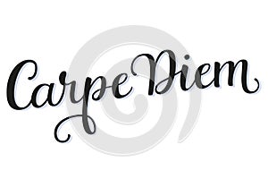 Carpe Diem Calligraphy Script