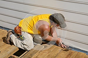 Carpenter Hammering