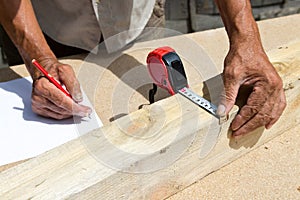 Carpenter inspect the quality of the material and calculate the required quantity for production .Manufacturing of furniture from