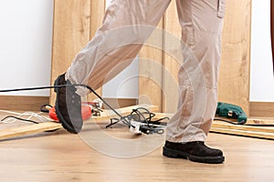 Carpenter legs stumbling