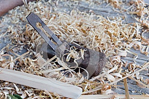 Carpenter Plane or Planer manual traditional style tool for Thai wood worker