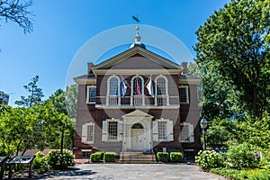 Carpenter`s Hall in Philadelphia`s Historic District