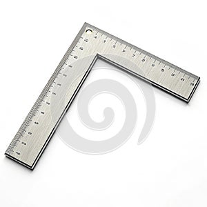 Carpenter\'s square for precise marking photo