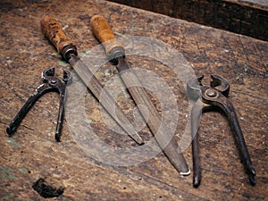 Carpenter tools in carpentry