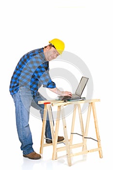 Carpenter at work