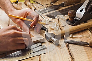 Carpenter working