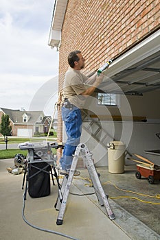 Carpenter working