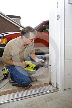 Carpenter working