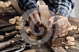 Carpenter working