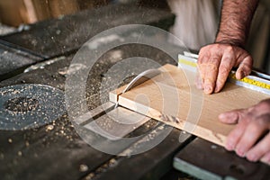 Carpenter working