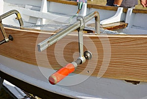 Carpentry C vise clamp