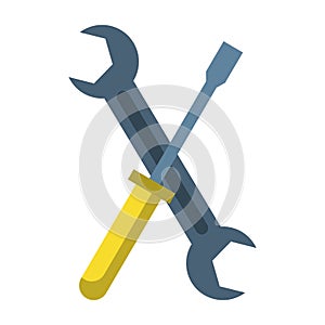 Carpentry and constrution tools cartoon