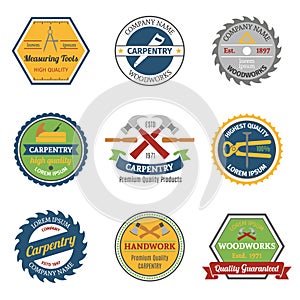Carpentry color emblems