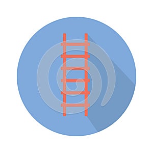 Carpentry ladder Color Vector Icon which can easily modify or edit
