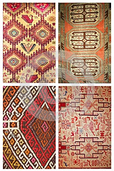 Carpet background collage