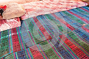 Carpet of a Bedouin camp