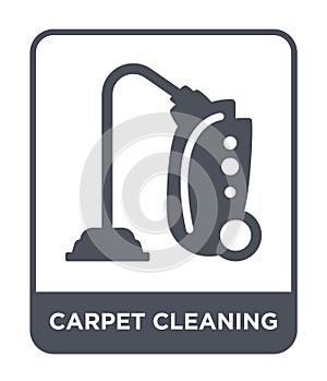 carpet cleaning icon in trendy design style. carpet cleaning icon isolated on white background. carpet cleaning vector icon simple