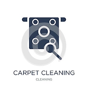 Carpet cleaning icon. Trendy flat vector Carpet cleaning icon on