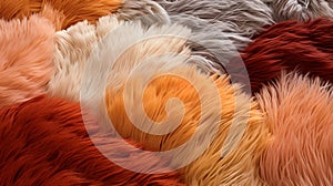 Carpet fibers that create comfort in amazing macro